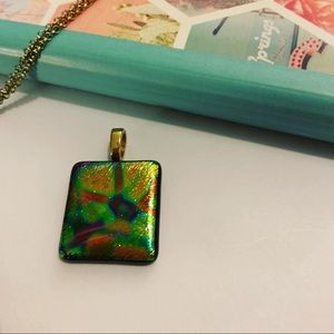 Dichroic Pendant - Hand made!